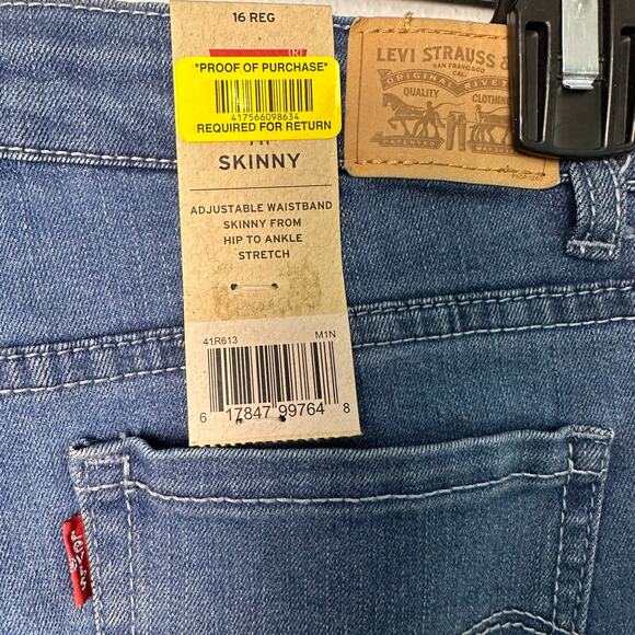Levis 711 Skinny Jeans - Picture 6 of 9
